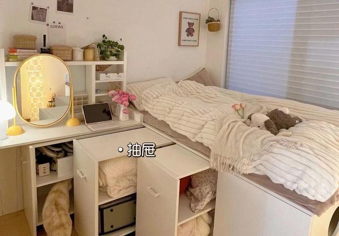 小户型装出高级感一间房抵上两间房！K8凯发登录“7个装修设计”用好了(图8)